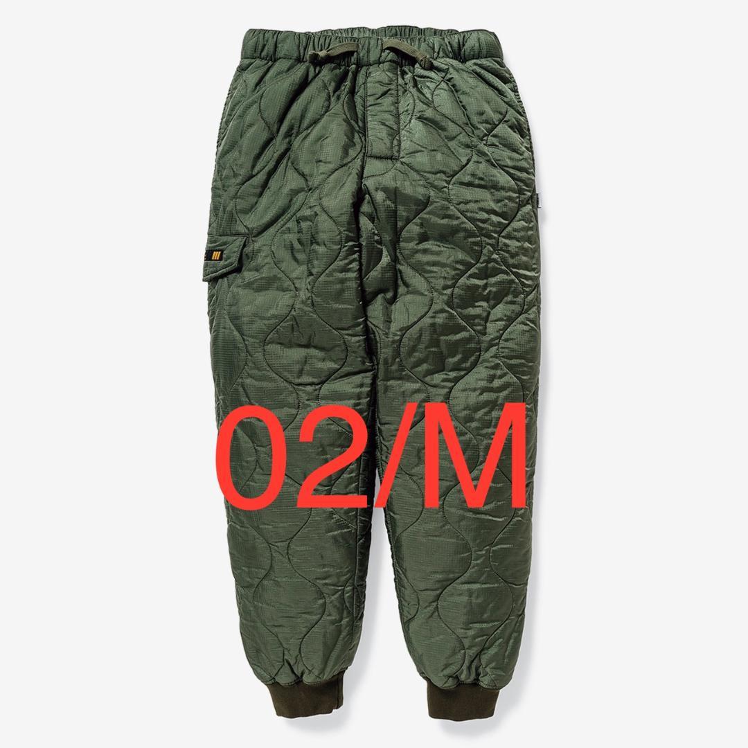 02 M WTAPS 19AW キルティング ナイロン パンツ