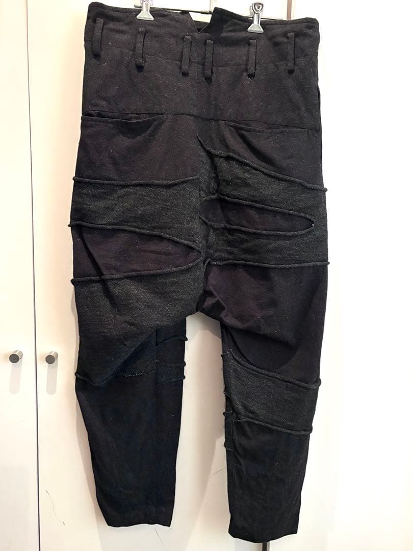 nude:masahiko maruyama パッチドサルエルパンツ