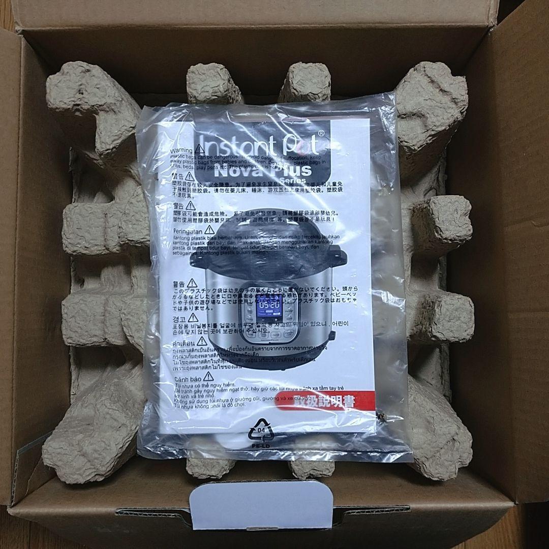 (未使用)インスタントポット Nova Plus マルチ電気圧力鍋 5.7L