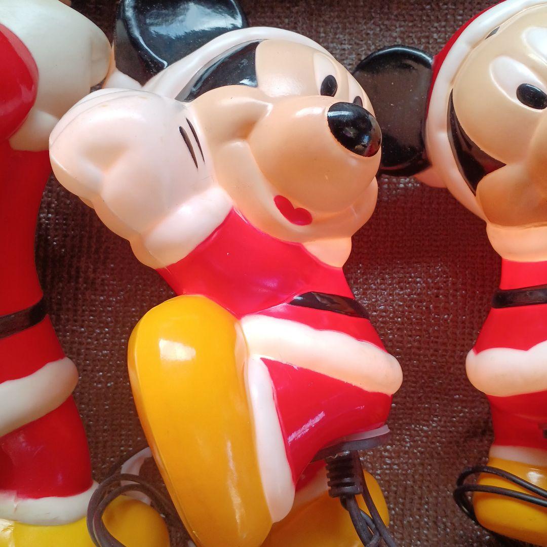 送料込 ミッキーマウス　ブローライト　ミニはしごタイプ3体イルミネーションライト