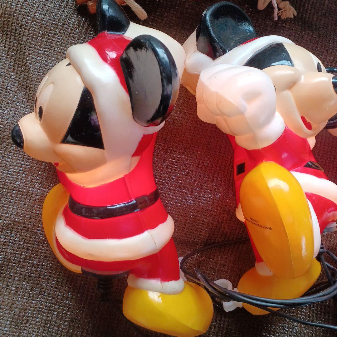 送料込 ミッキーマウス　ブローライト　ミニはしごタイプ3体イルミネーションライト