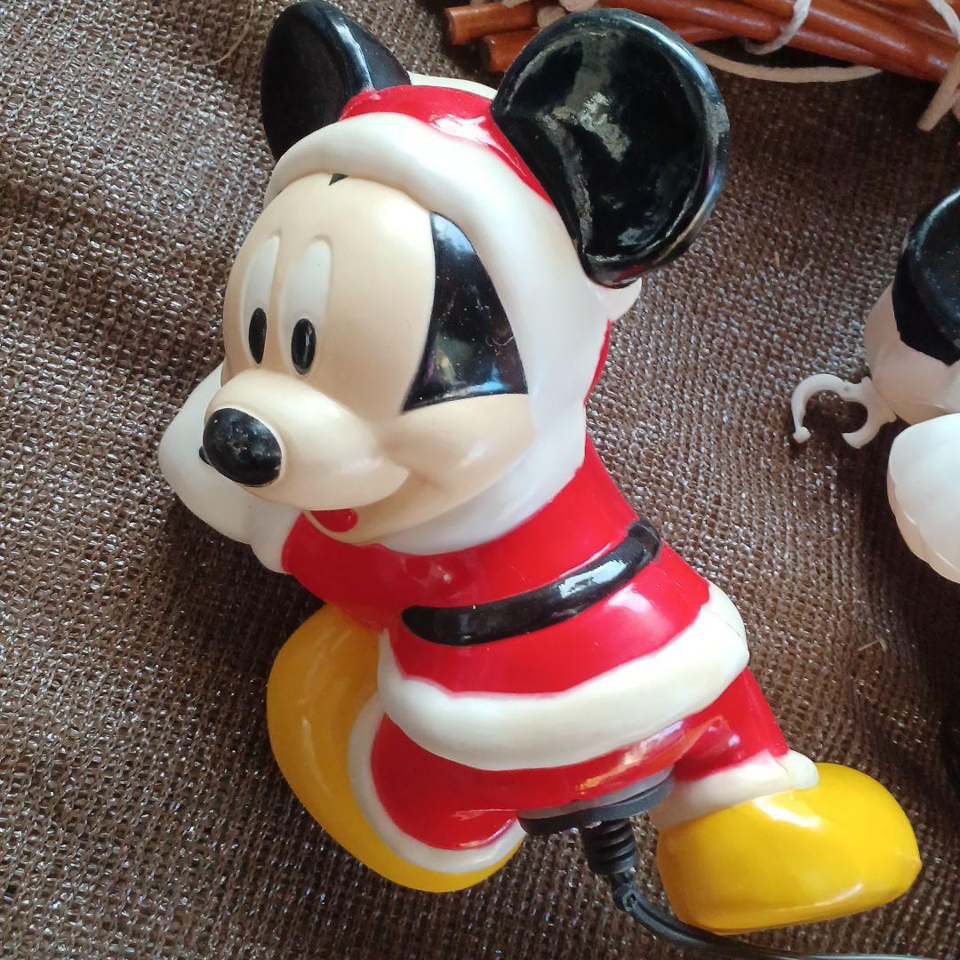 送料込 ミッキーマウス　ブローライト　ミニはしごタイプ3体イルミネーションライト