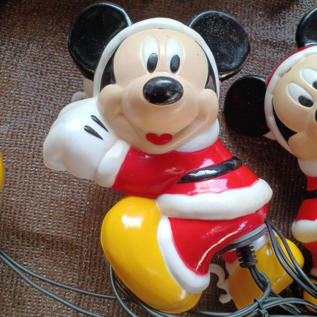 送料込 ミッキーマウス　ブローライト　ミニはしごタイプ3体イルミネーションライト