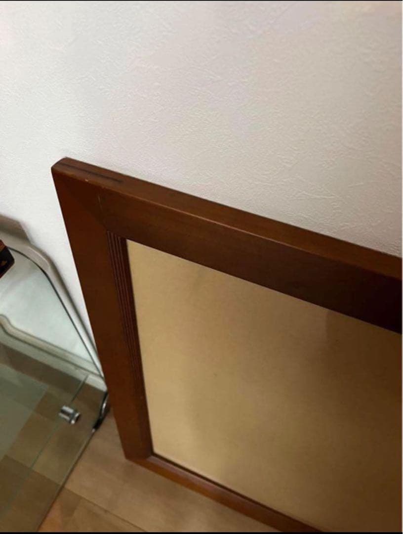 【最終価格】Vintageヴィンテージ特大デザインフレーム木製ミッドセンチュリー