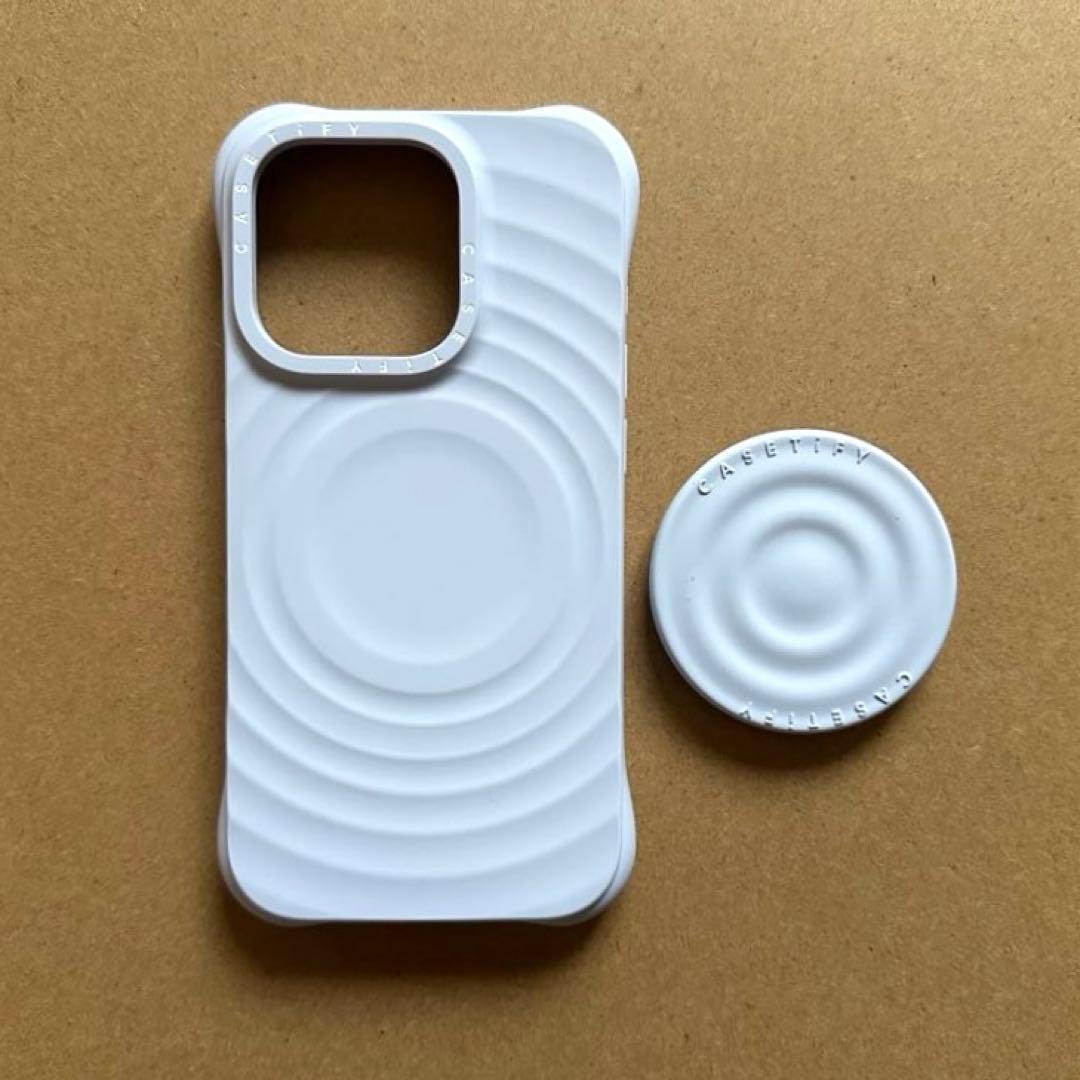 CASETiFY ウェーブシリコンケース iPhone15Pro スカイブルー