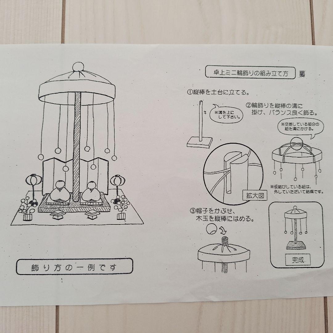 ◆美品◆龍虎堂◆卓上吊るし輪かざり◆わらべ雛◆ちりめん細工◆