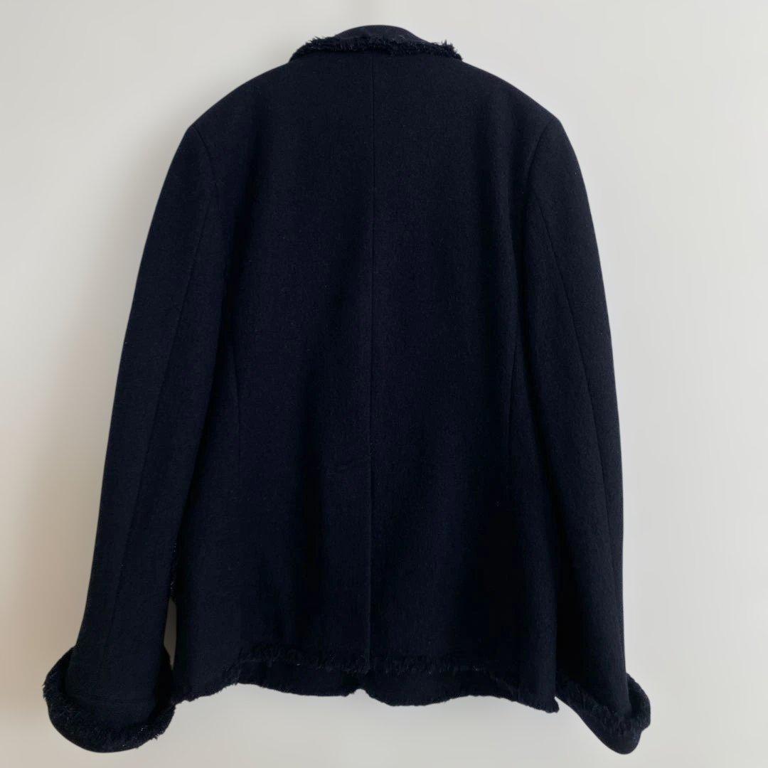 COMME des GARÇONS ネイビー テーラードジャケット M