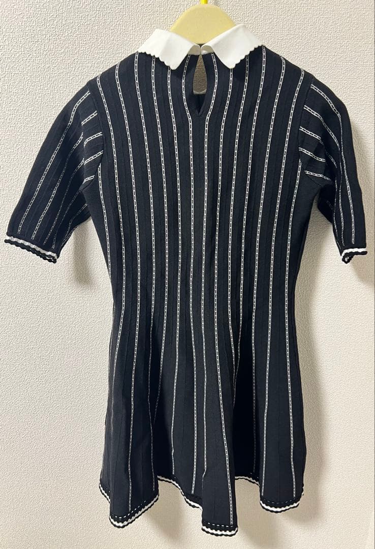 【最終お値下げ】Striped Jacquard Knit Dress