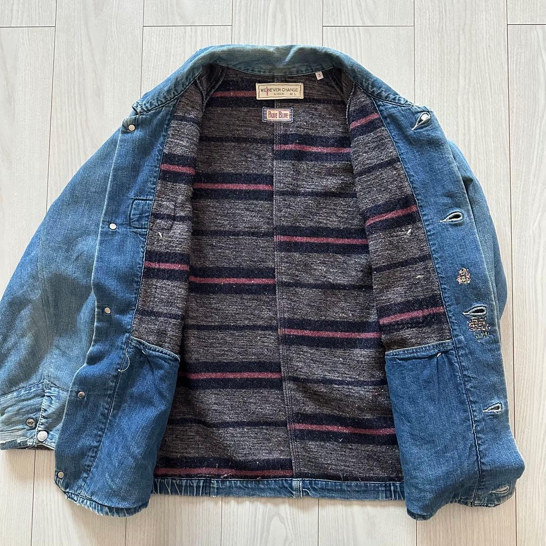 BLUE BLUE ブルーブルー　カバーオール　サイズ3 L相当