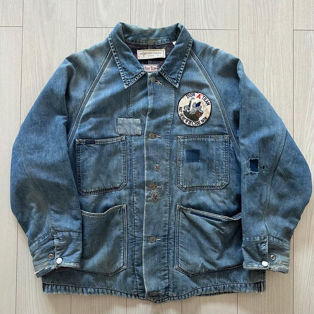 BLUE BLUE ブルーブルー　カバーオール　サイズ3 L相当