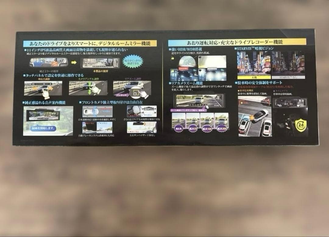 12668 PORMIDO ポーミド ドライブレコーダー ミラー型