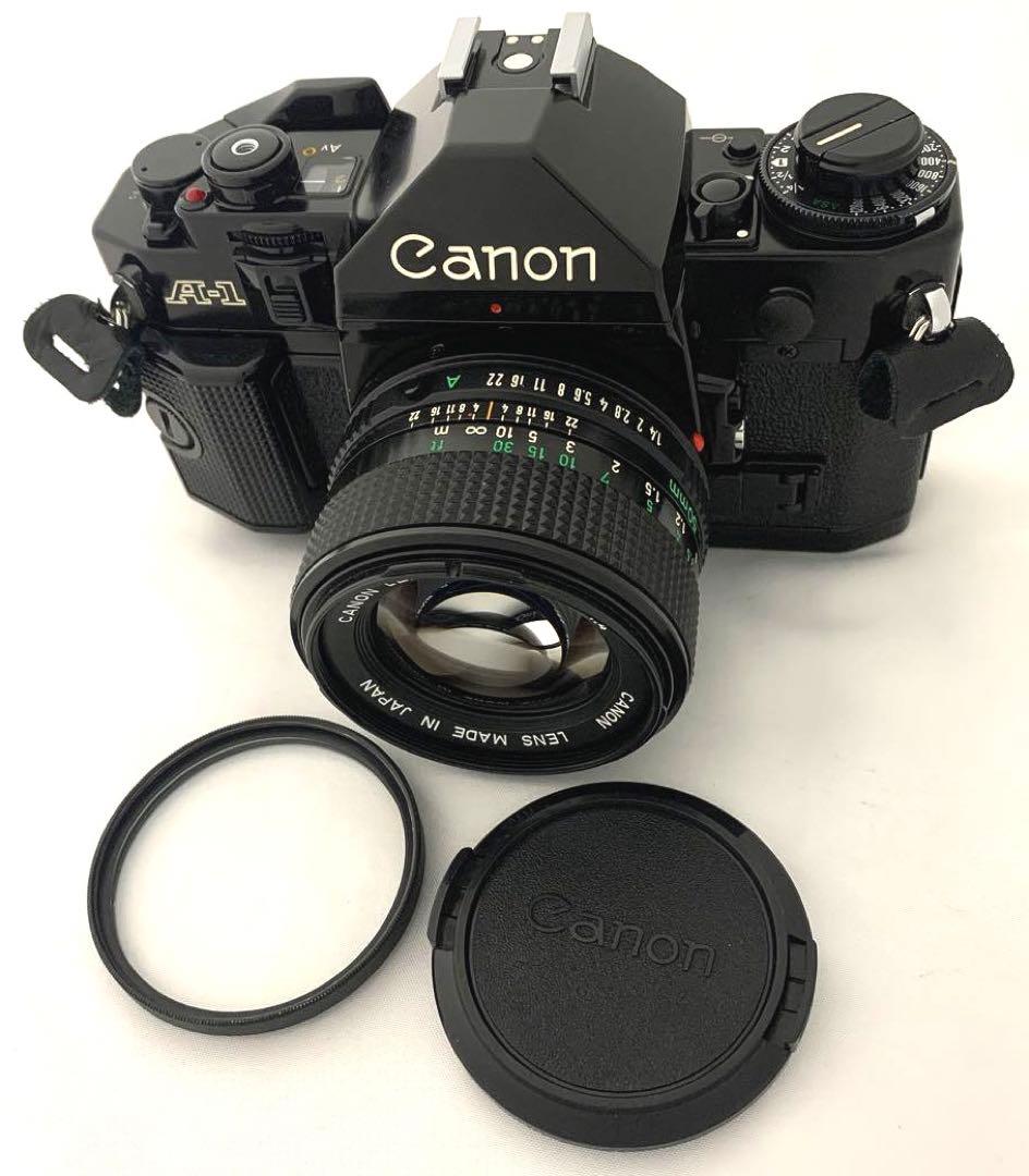 [動作品] Canon A-1 本体 + New FD 50mm f1.4