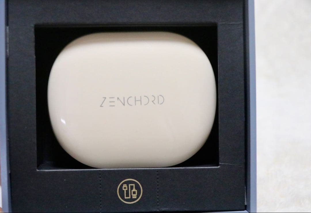 Zenchord1 ワイヤレスイヤフォン　パールホワイト