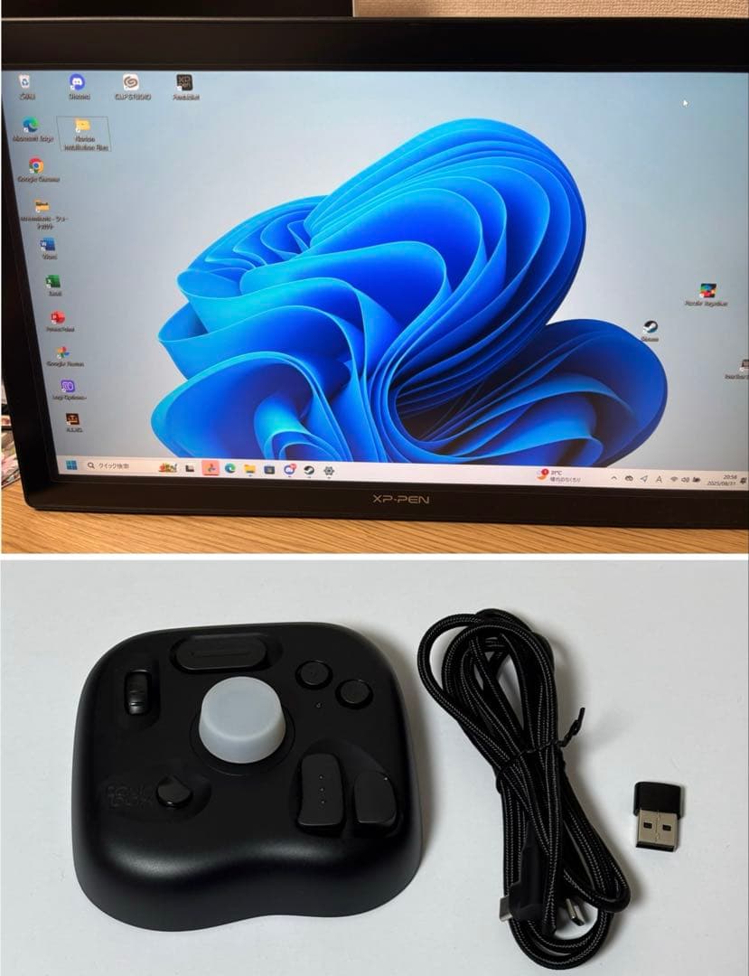 XPPen Artist 24 QHD 、TourBox Liteのセット