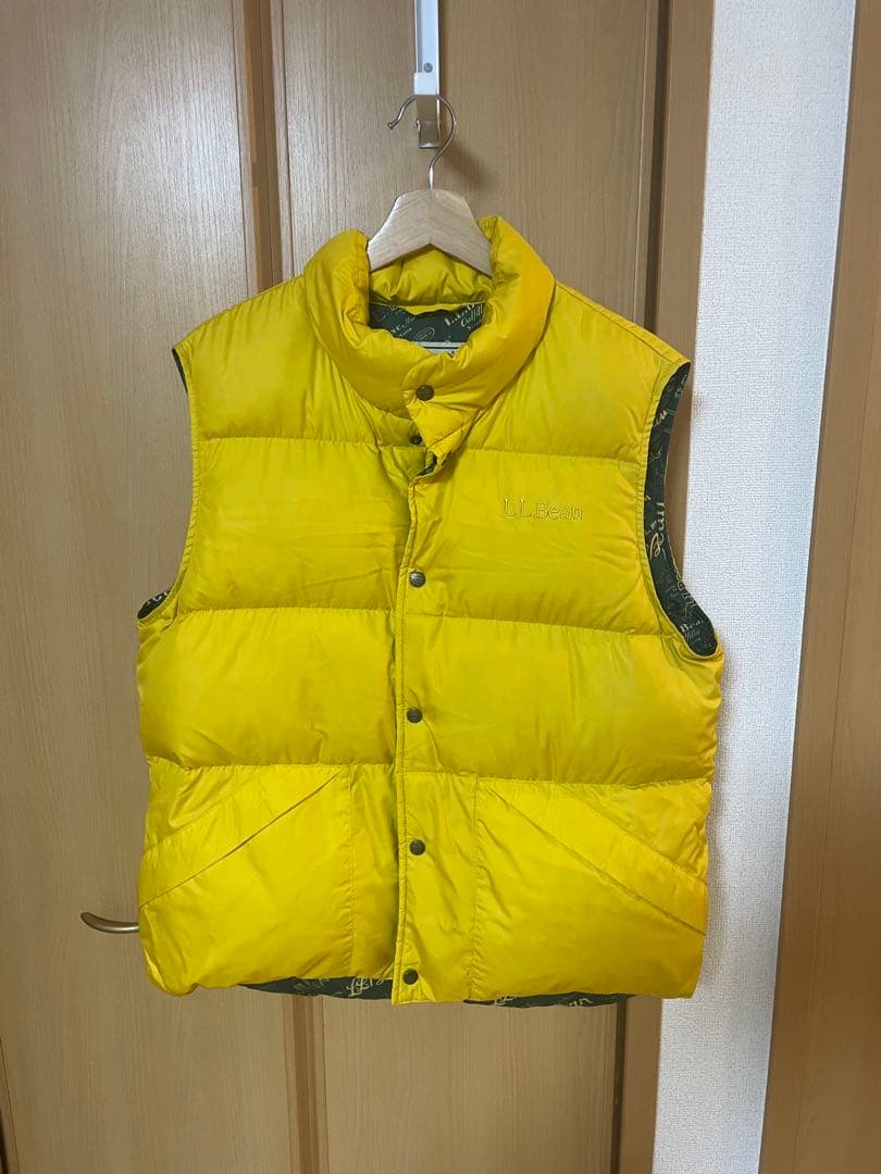L.L.Bean イエロー ダウンベスト WL/MM