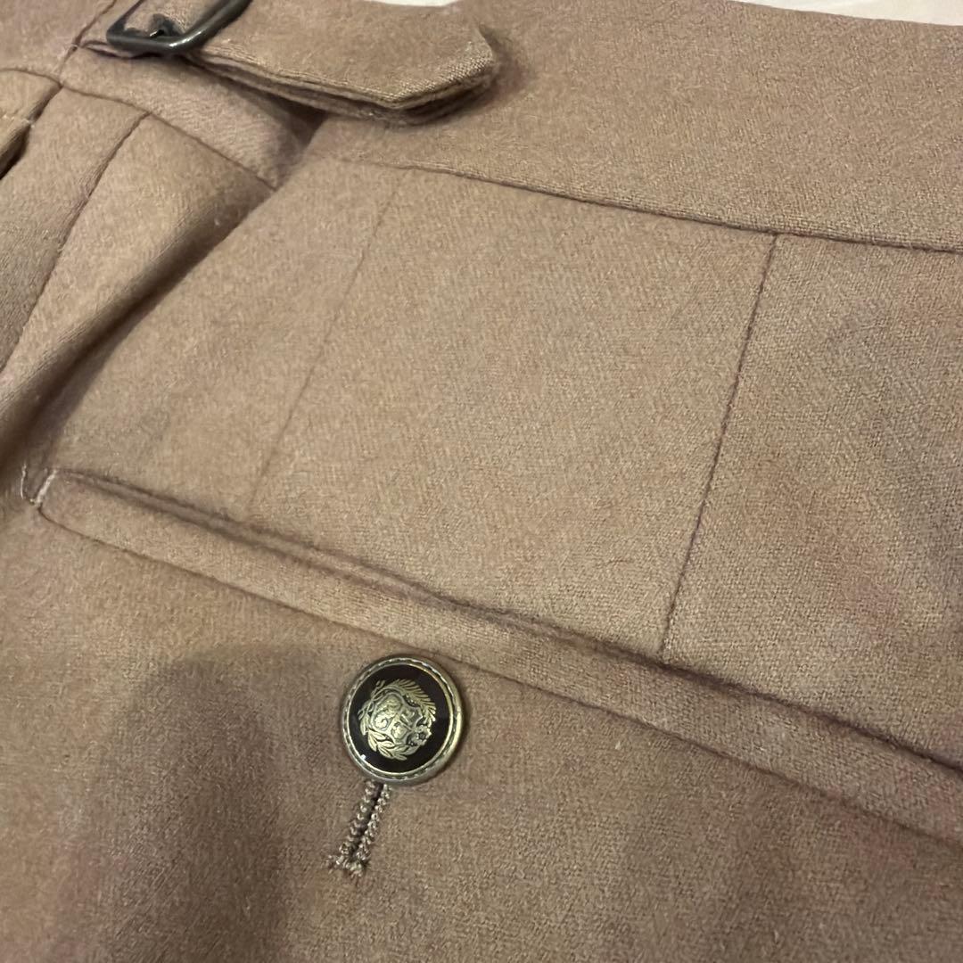 PT01 ジェントルマンフィット 股下72 ブラウン スラックス 46