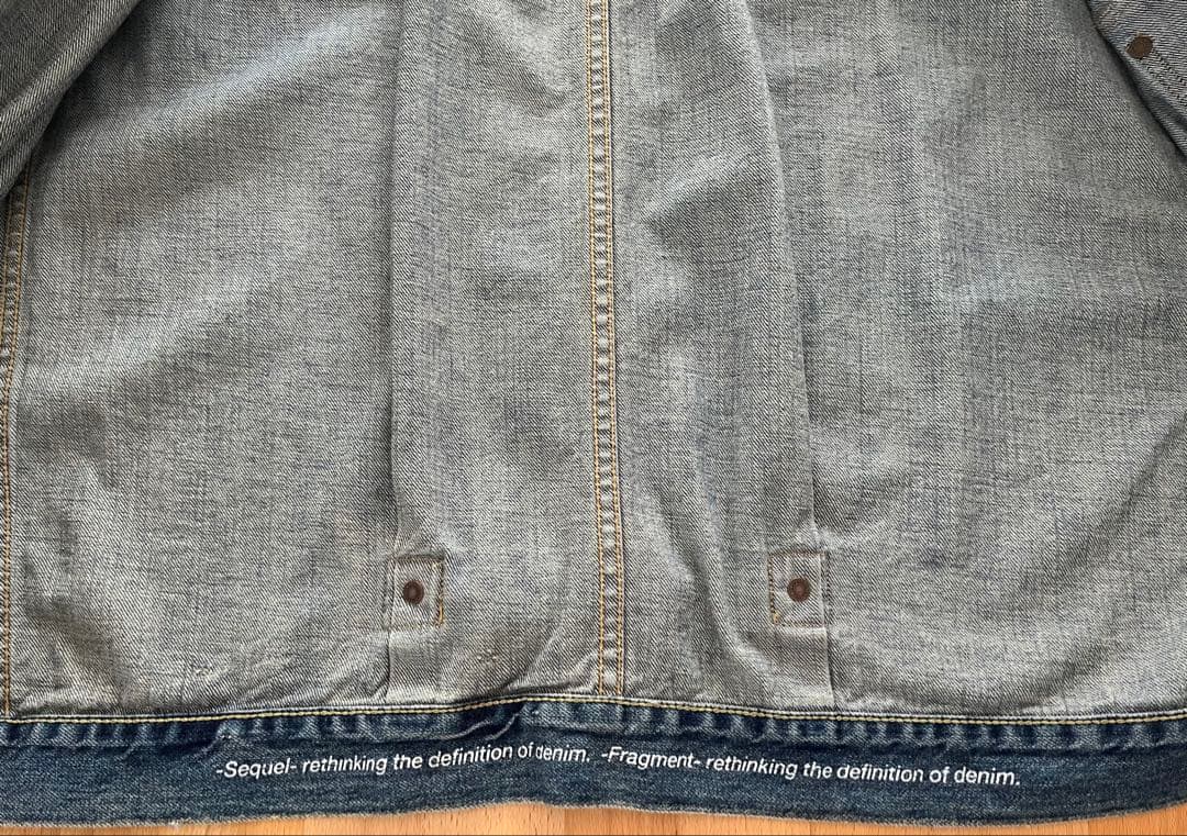 SEQUEL FRAGMENT DENIM JACKET XL 藤原ヒロシ