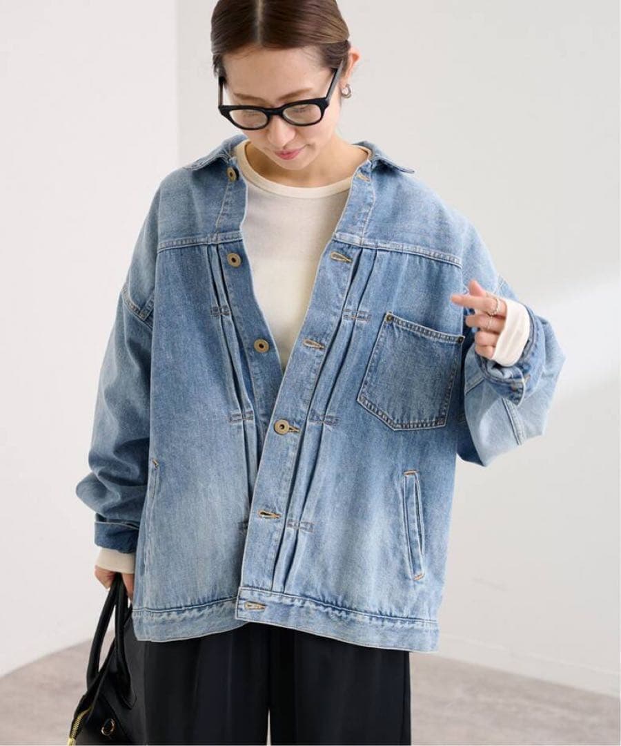FRAMeWORK 【25AW新品】エクストララージデニムジャケット ブルー