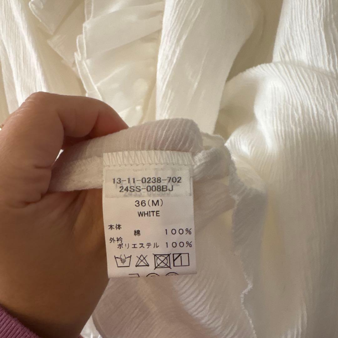 ビームスボーイ×トリト★別注アシメフリルブラウス　T2607