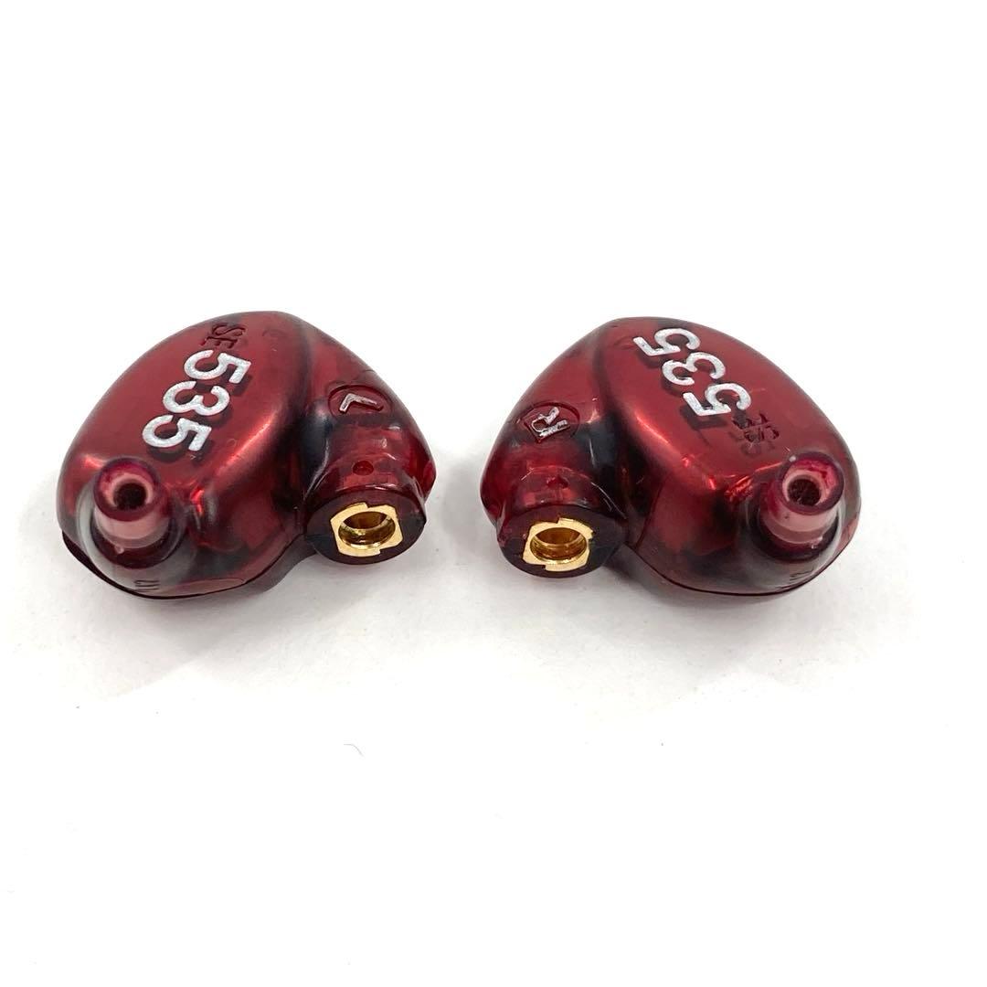 SHURE シュア イヤホン SE535 動作確認済み 本体のみ レッド
