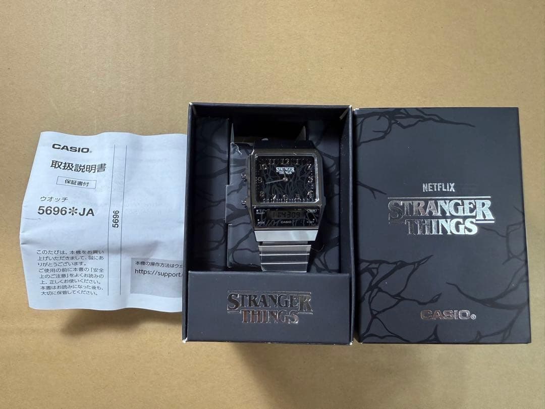 Stranger Things CASIO カシオ AQ-800EST-1AJR