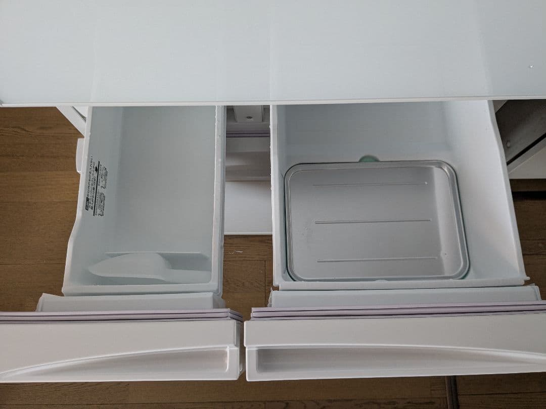 【美品】冷蔵庫　TOSHIBA GR-U41GXH (EW) 411L　送料込み