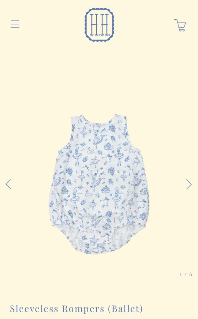 house on the hill ロンパース（Ballet） 70