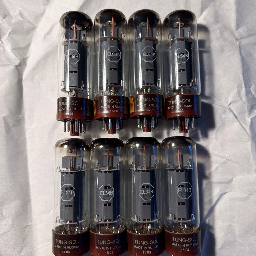 TUNG-SOL EL34B 真空管 8本セット