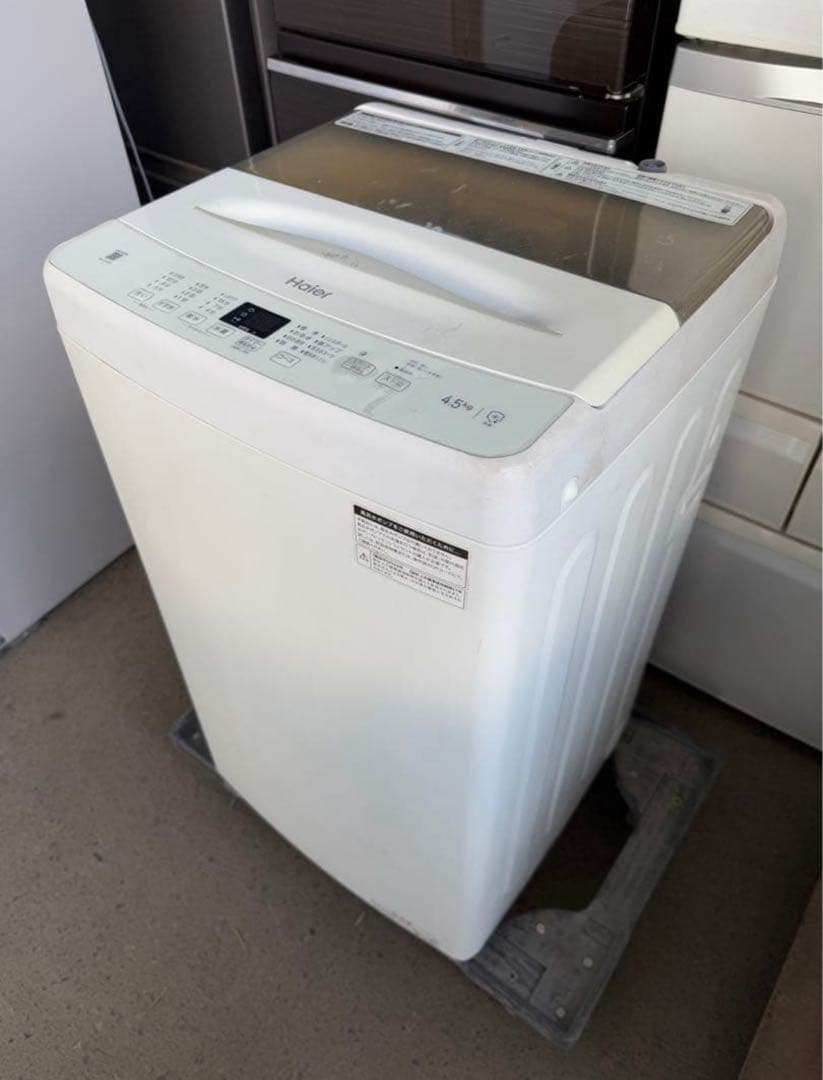 【高年式】 2023年式 4.5kg Haier 洗濯機 JW-U45A