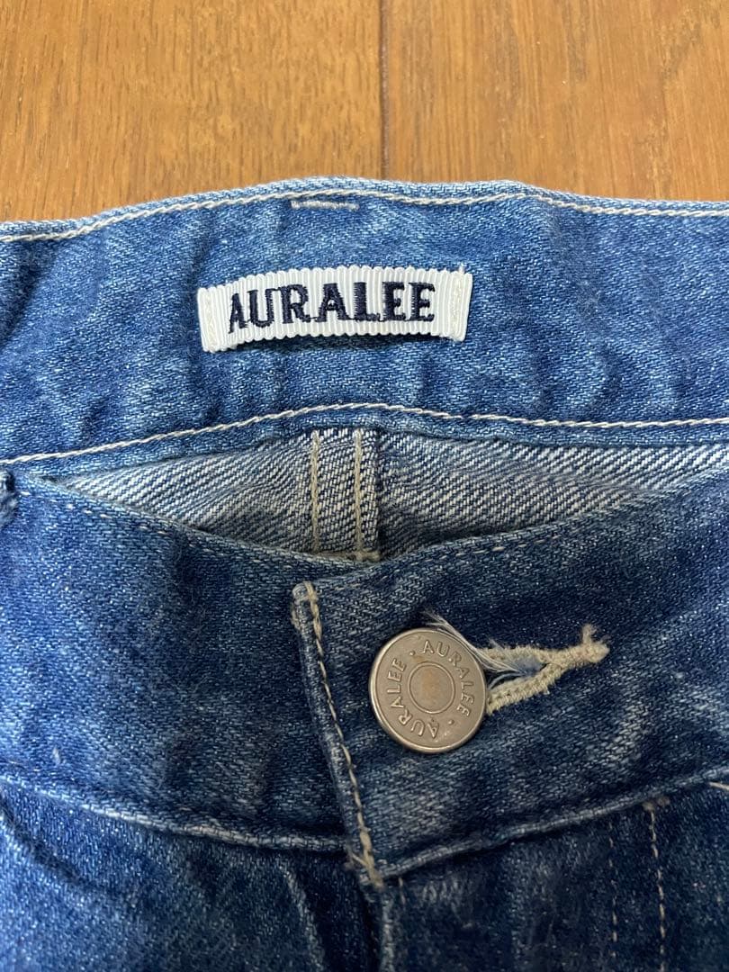 パンツ AURALEE SELVEDGE LIGHT DENIM PANTS