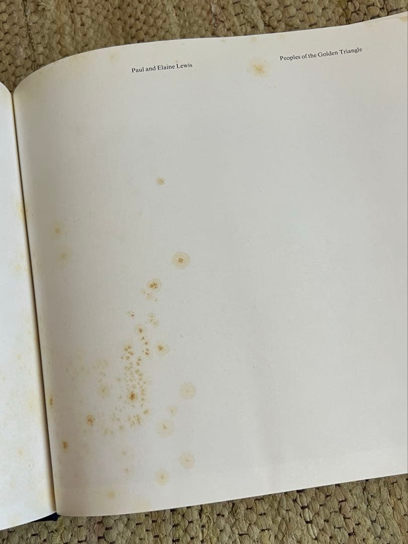 Peoples of the Golden Triangle 古書／洋書