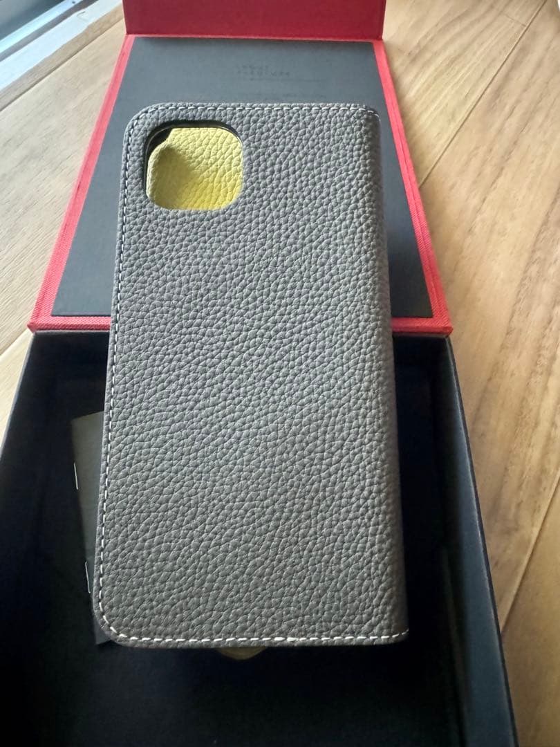 BONAVENTURA 手帳型ケース グレー