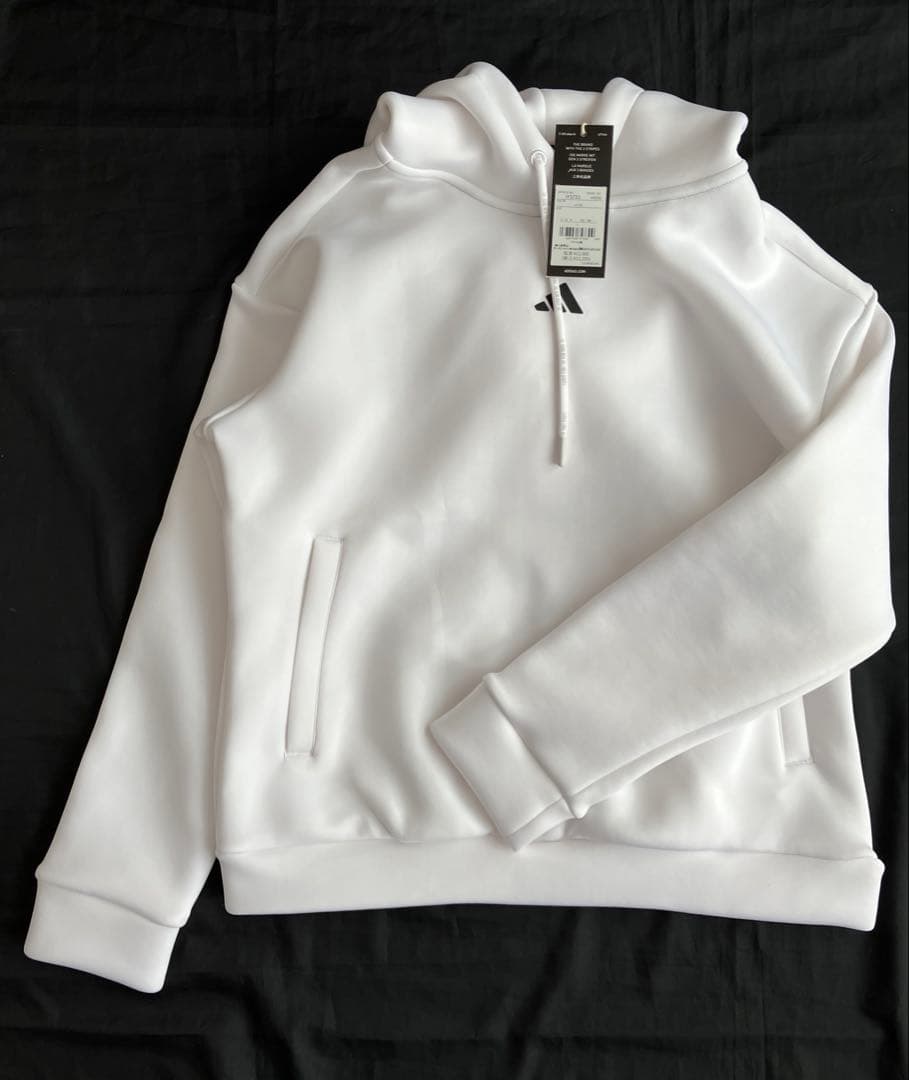 新品⛳️アディダスゴルフビッグロゴダンボールニット&プリーツスカート　L