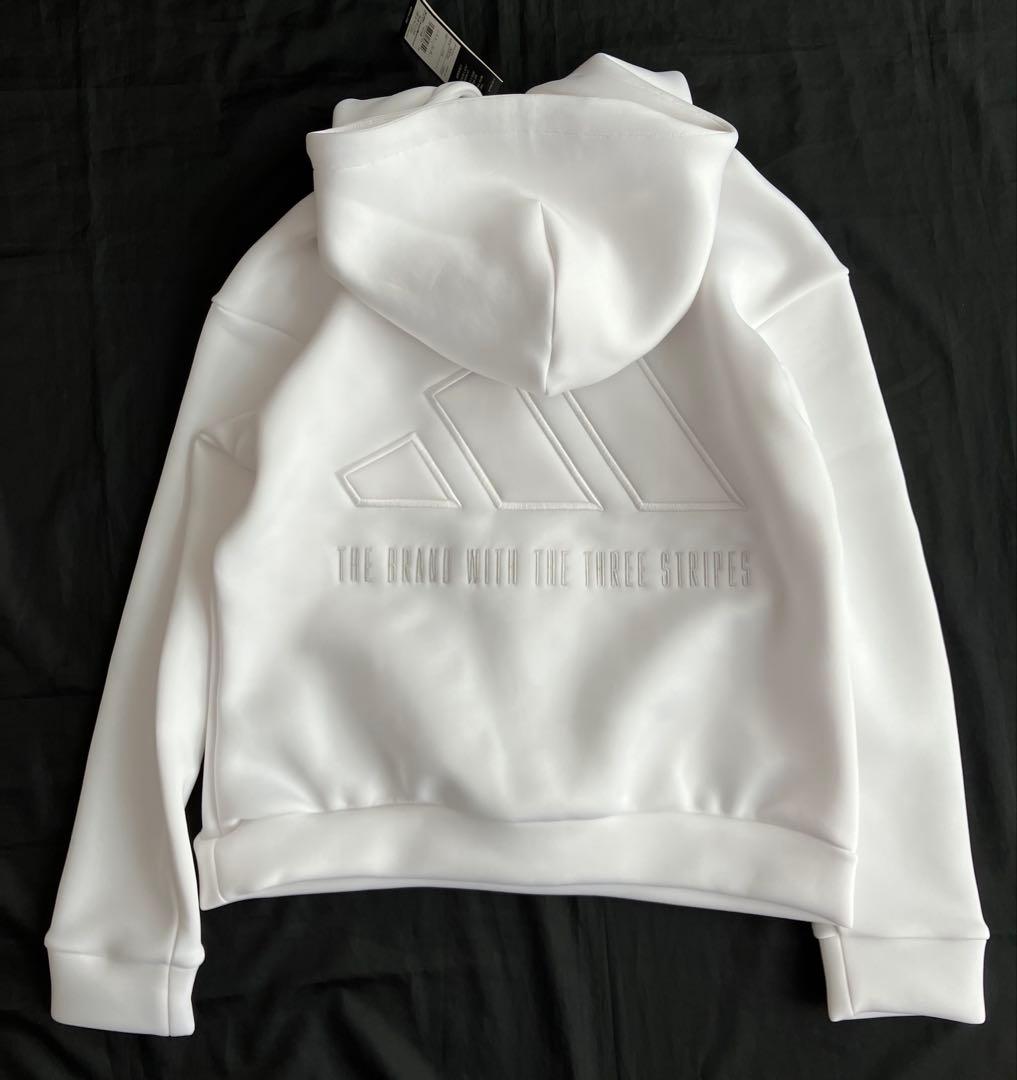 新品⛳️アディダスゴルフビッグロゴダンボールニット&プリーツスカート　L