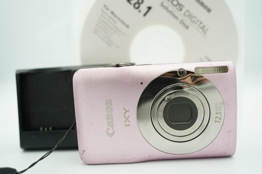 ★難有品★ Canon IXY 200F ピンク #2335
