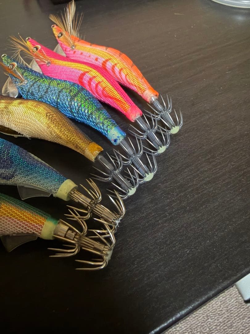 【15点セット】エギ王k、LIVE他　ケース、リーダー、スナップ