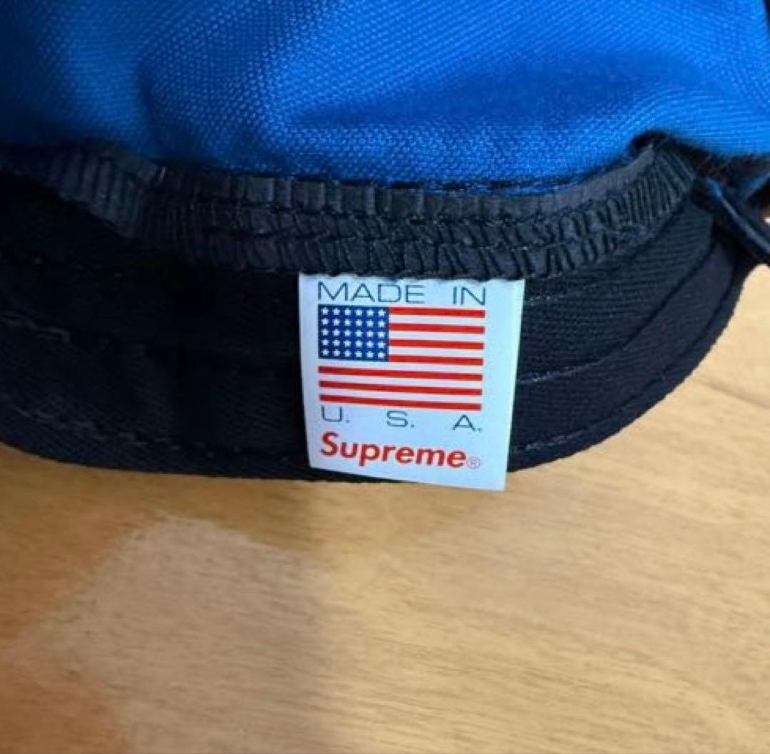 未使用 Supreme Velvet Camp Cap ダークティール 20aw