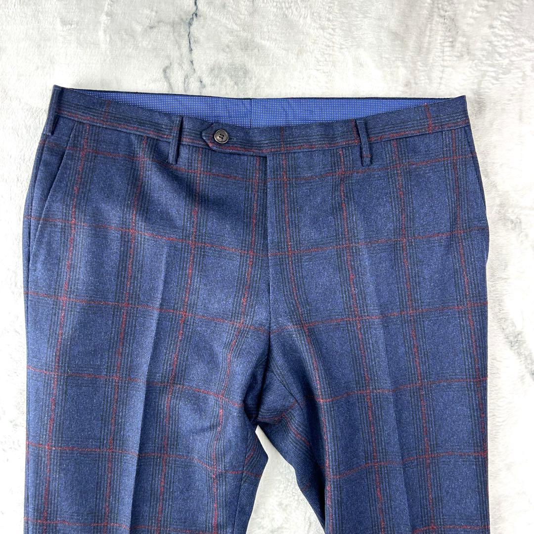 美品✨　サイズ52 ROTA トラウザーズ　フランネル　スラックス　チェック