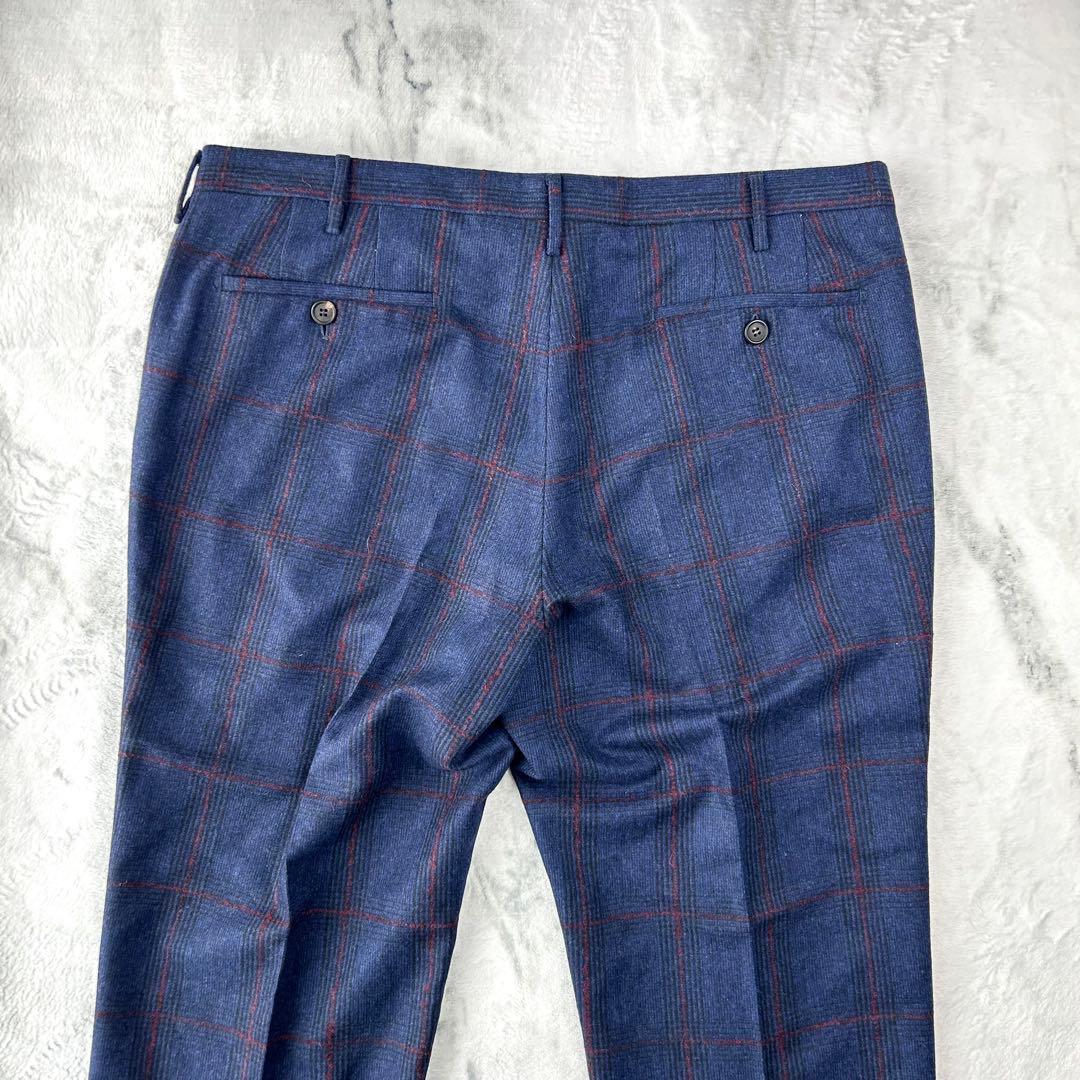 美品✨　サイズ52 ROTA トラウザーズ　フランネル　スラックス　チェック