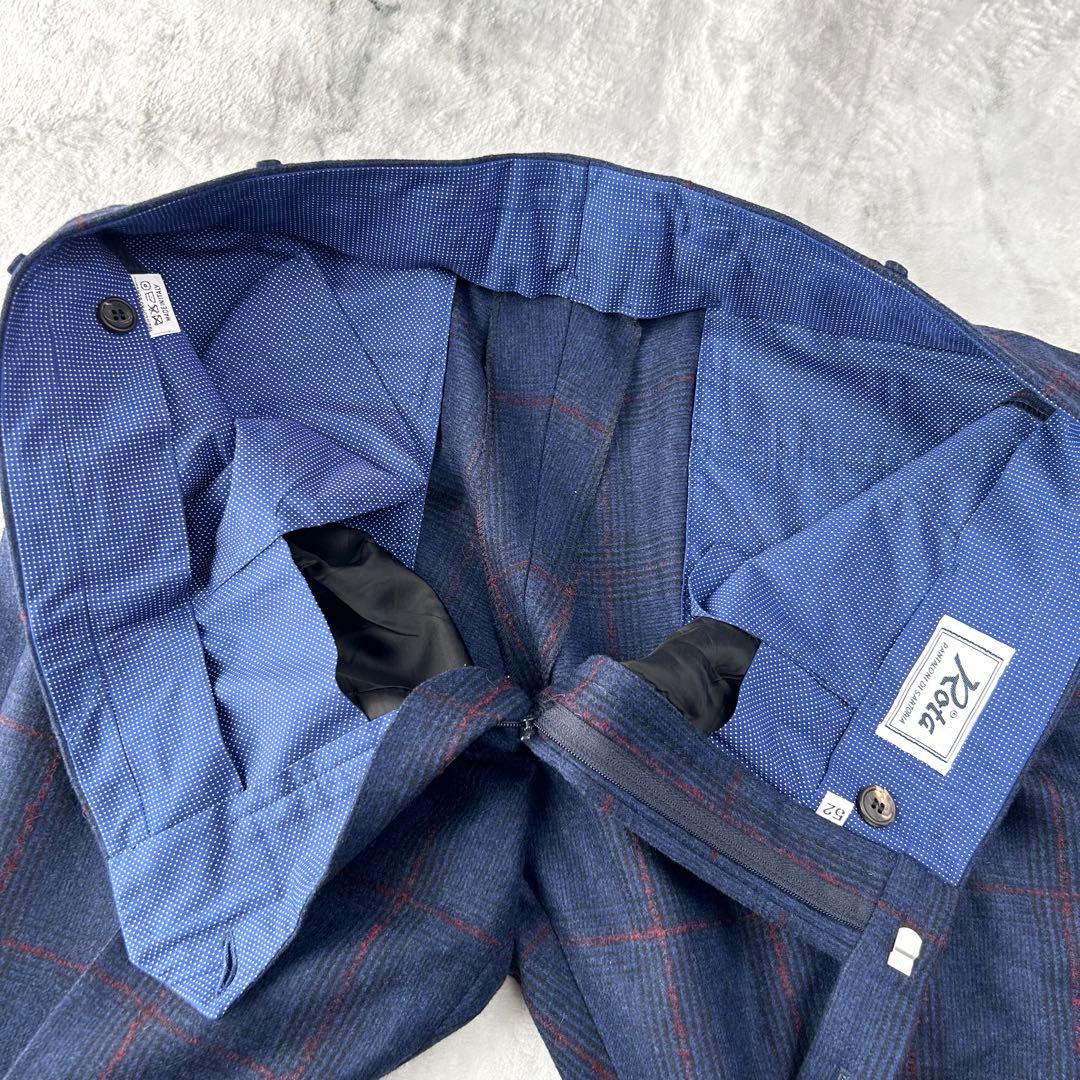 美品✨　サイズ52 ROTA トラウザーズ　フランネル　スラックス　チェック