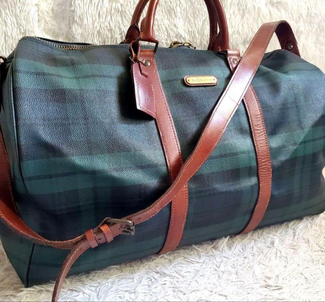 POLO RALPH LAUREN ポロラルフローレン PVC レザー 大容量