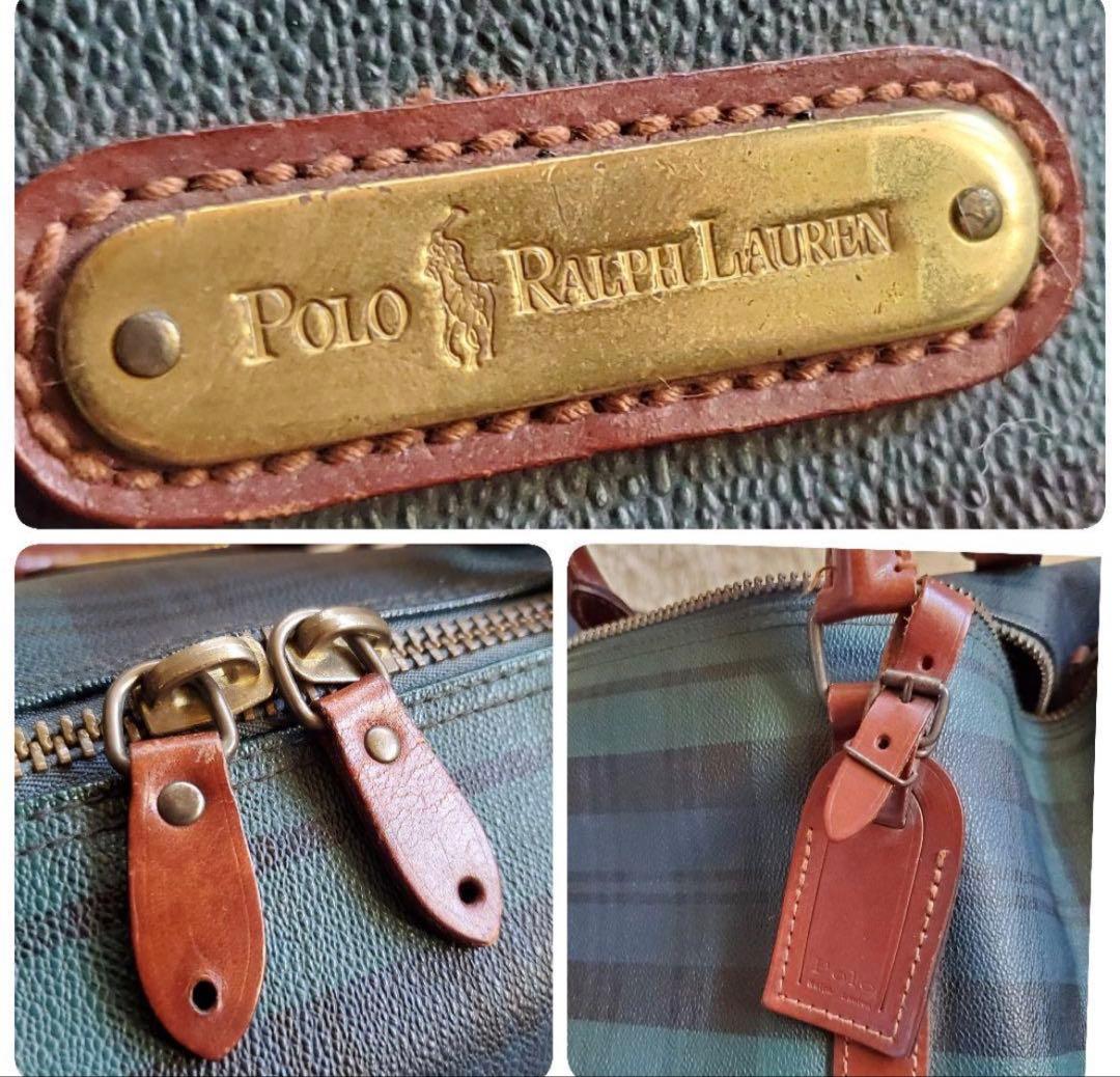 POLO RALPH LAUREN ポロラルフローレン PVC レザー 大容量