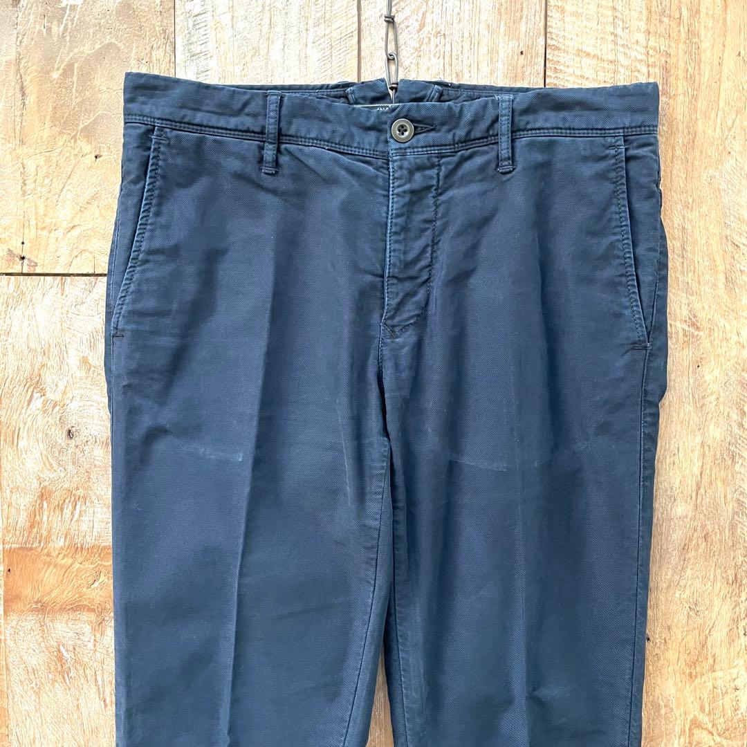 【極美品】INCOTEX SLACKS テーパード コットン スラックス パンツ