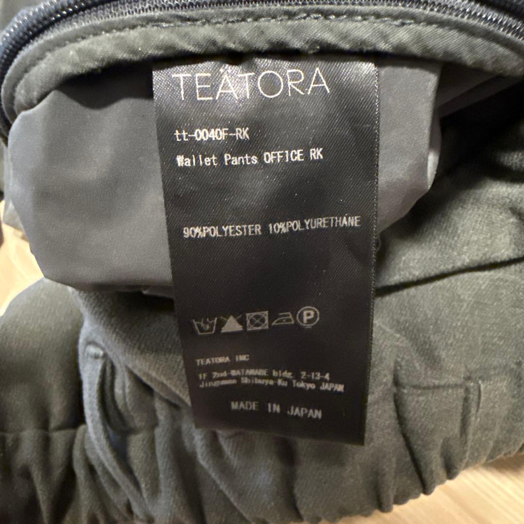 TEATORA Wallet Pants OFFICE RK(ルームキー)