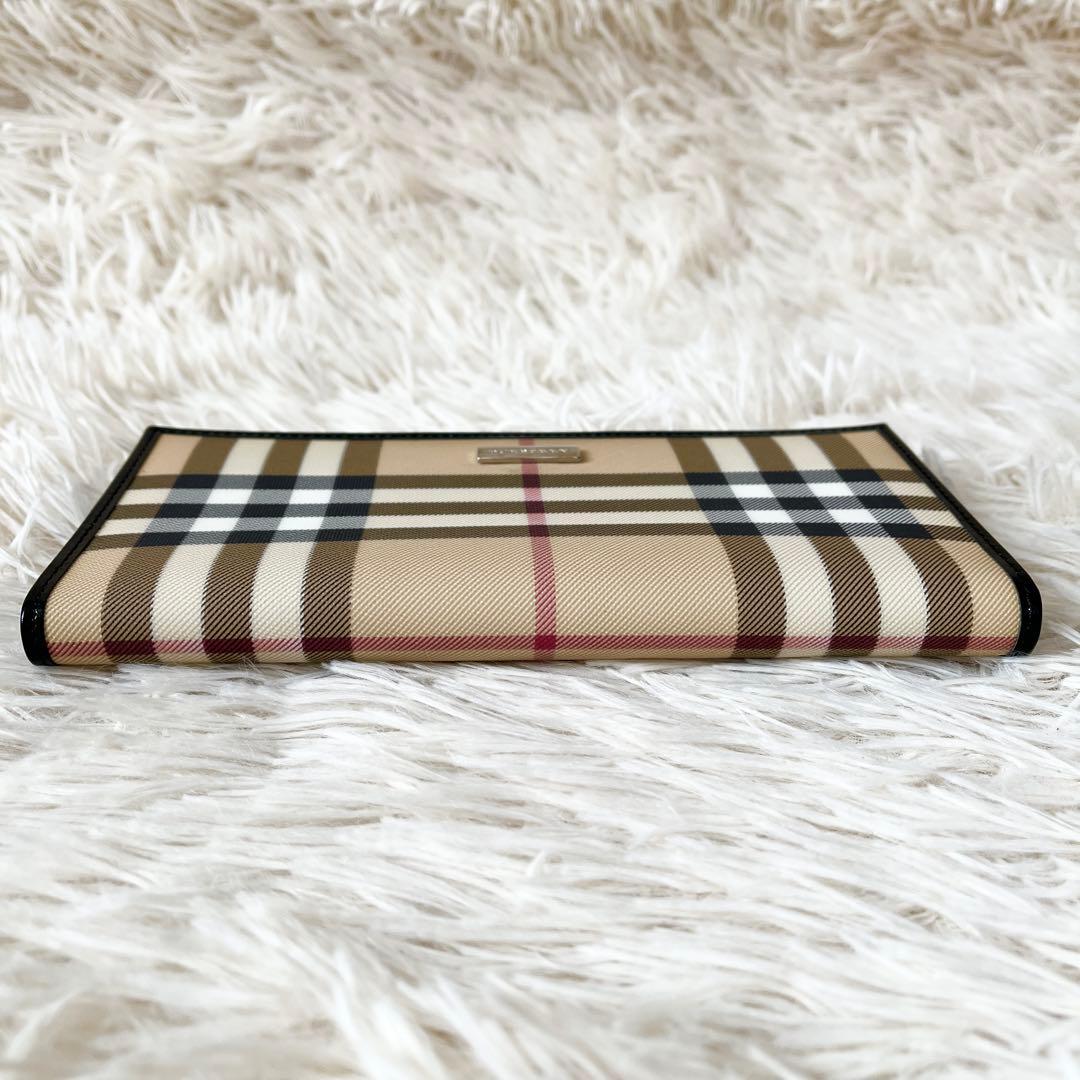 新品未使用✨Burberry バーバリー　長財布　ノバチェック　ベージュ　がま口