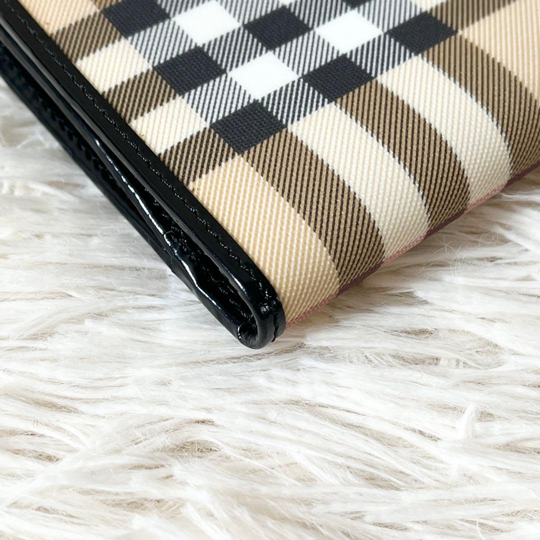 新品未使用✨Burberry バーバリー　長財布　ノバチェック　ベージュ　がま口