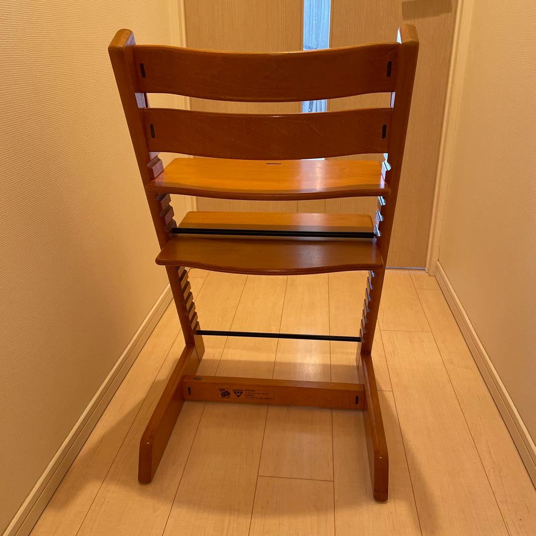 ストッケ　トリップトラップ　茶　ナチュラル