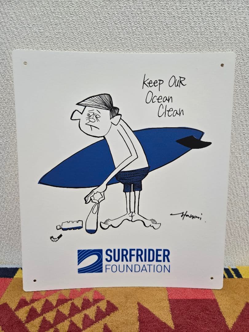 SURFRIDER FOUNDATION サインボード 花井祐介
