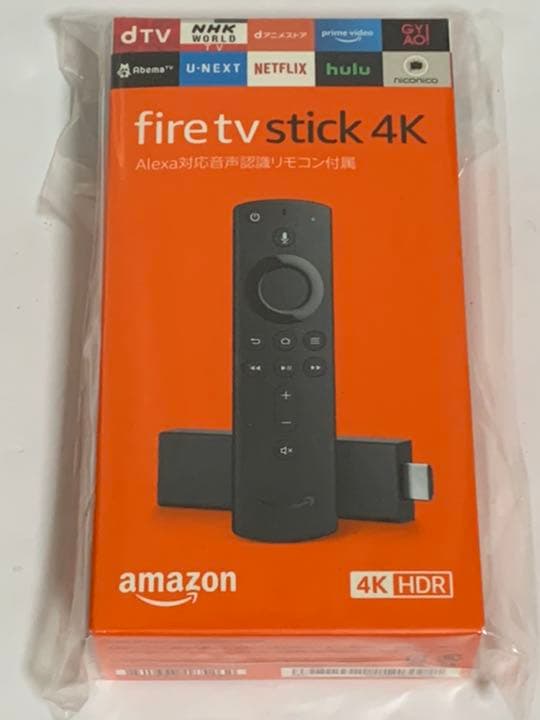 新品未開封　Fire TV 4k Stick アレクサ対応　HDR 対応