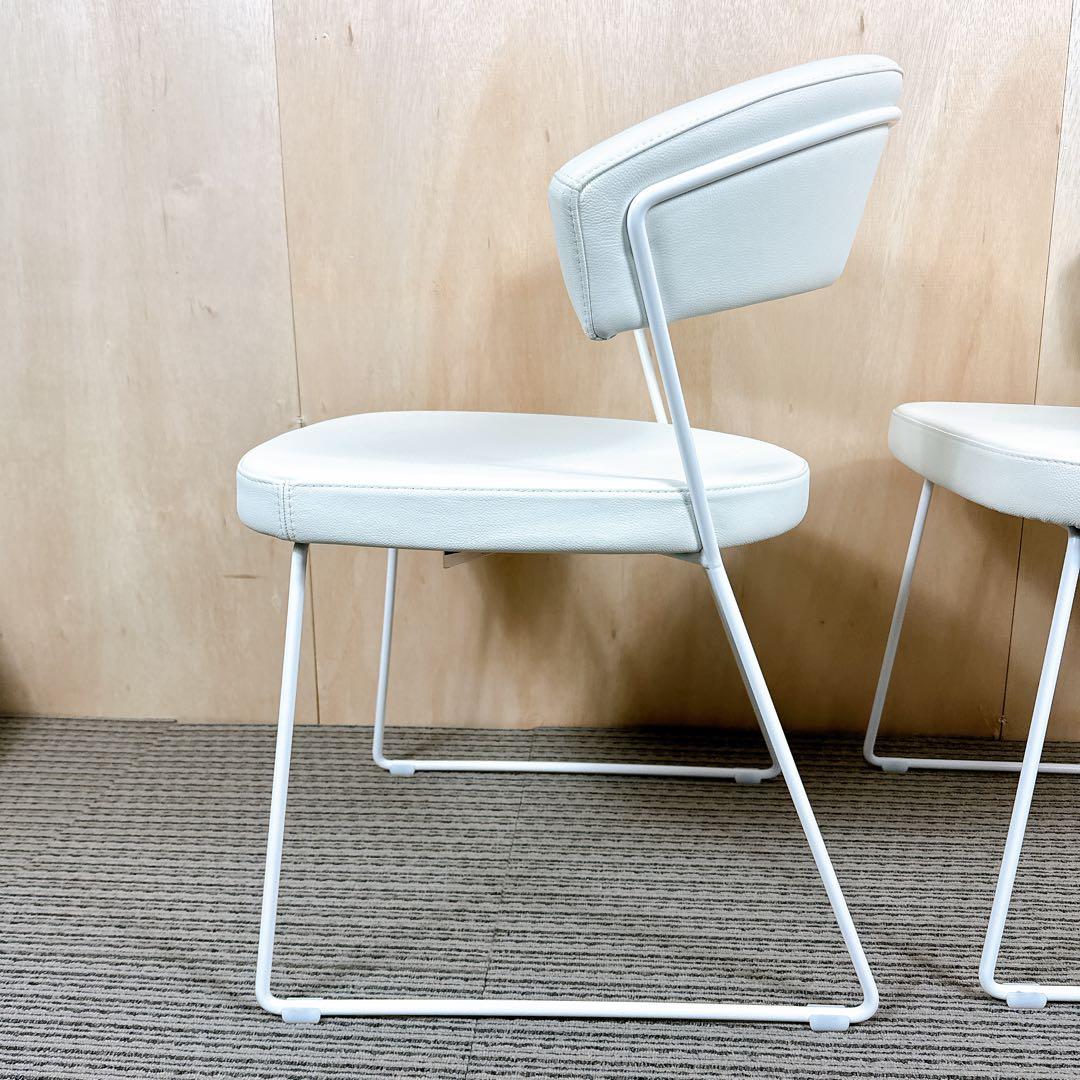 【展示品】 カリガリス コヌビア New York 本革 ダイニングチェア 6脚